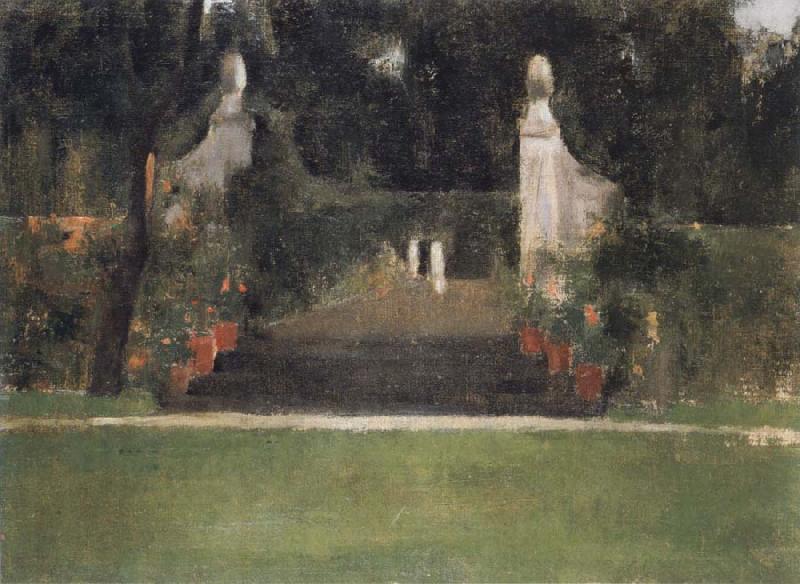 Fernand Khnopff The Garden in Famelettes